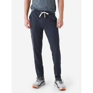 Vuori Drawstring Ponto Waist Casual Straight Pants Blue